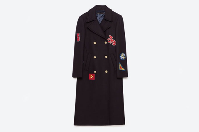 Zara Patch Coat